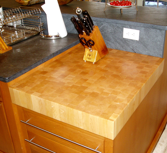 get the professional kitchen look with a butcher block, countertops, kitchen design