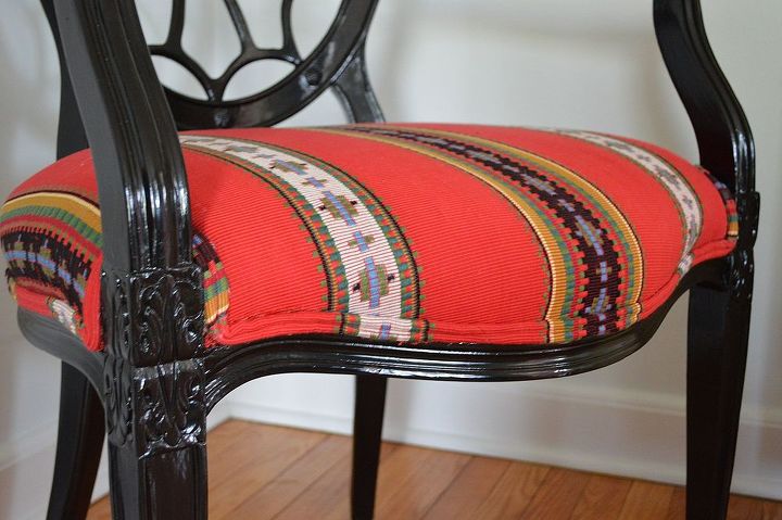 three step reupholstery project, painted furniture, reupholster
