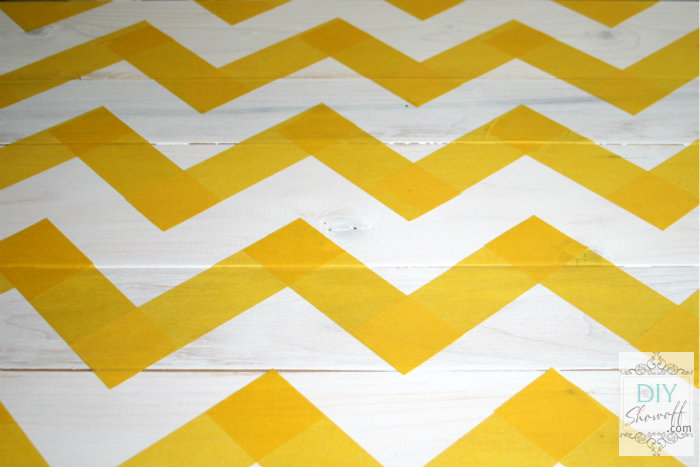 decorating the mantel for summer with a diy chevron sign, crafts, home decor, FrogTape in a chevron pattern and vinyl stencil with a garden quote