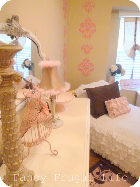 my little girl s shabby chic bedroom, bedroom ideas, home decor, shabby chic, Ruffle Bedspread