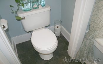 Half Bathroom - before and after