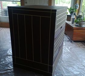 metal cabinet don t toss it turn it into something useful, painted furniture, You don t see here the first two steps 1 PRIMER with Zinsser 123 Bulls Eye That s the one I like anyway