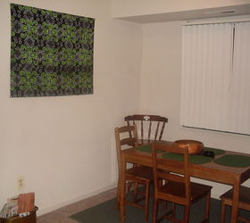 decorating a two bedroom apartment strictly with freebies craigslist and thrift shop, urban living, Dining room