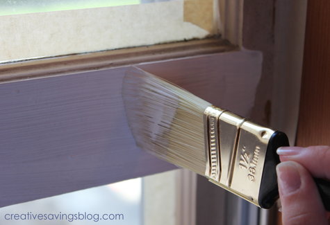 weekend project painting window trim, painting, windows, Make sure you use a semi gloss paint