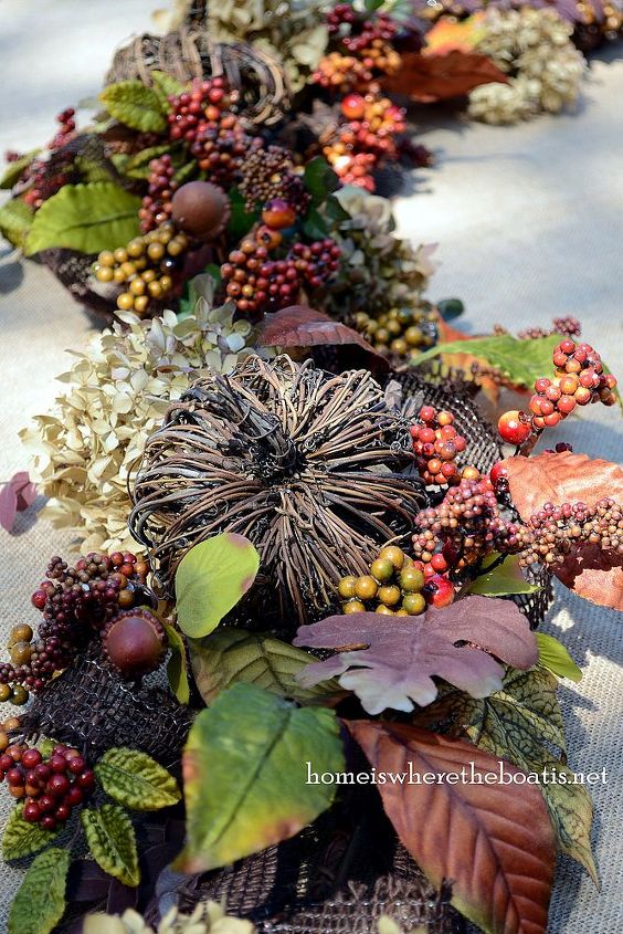 enhancing fall garland, crafts, outdoor living, seasonal holiday decor