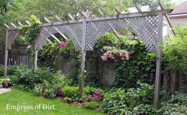reclaim your backyard with a privacy fence, decks, fences, outdoor living, Privacy Fence Hack via Empress of Dirt
