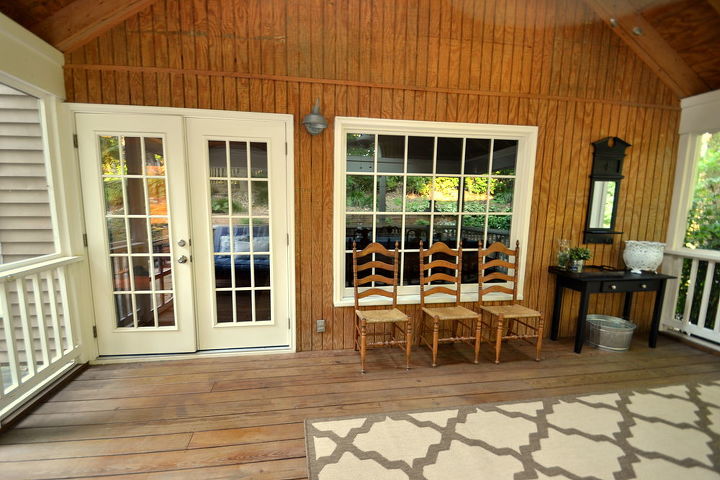 what furniture layout do you recommend for my screened in porch, Screened In Porch view from chaise