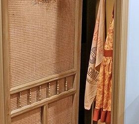 repurposed vintage screen door, doors, home decor