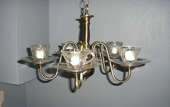 Take Old Chandeliers & Turn Into Candelabras