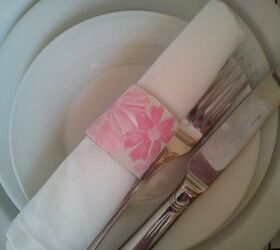 blush pink table settings, crafts