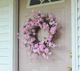 spring summer porch updates, chalkboard paint, crafts, curb appeal, seasonal holiday decor, wreaths