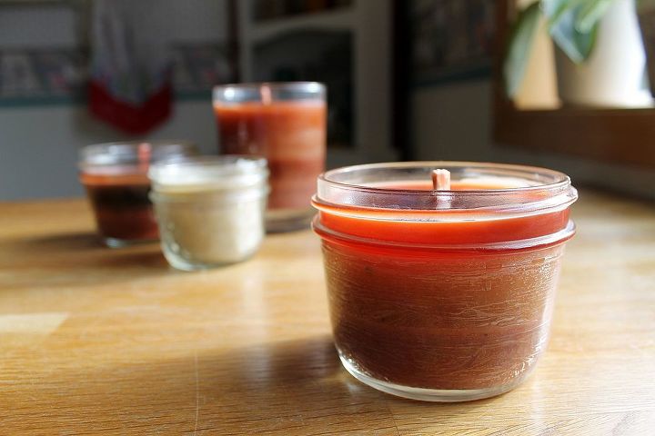 how to make candles from scraps for only pennies, crafts