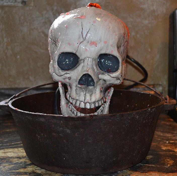 How to Craft a Spine-Chilling DIY Halloween Skull Fountain 