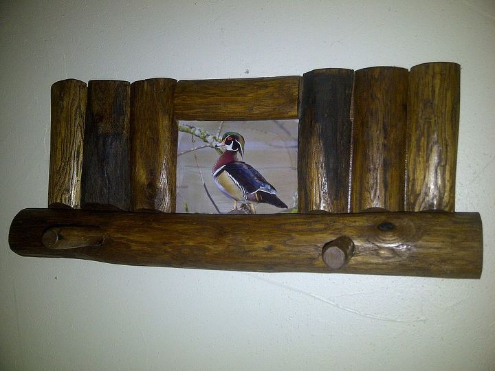 chestnut coat rack with picture, woodworking projects, chestnut coat rack