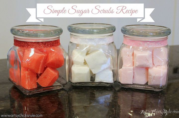simple sugar scrub recipe perfect for valentine s, crafts, seasonal holiday decor, valentines day ideas, Simple recipe for a great gift