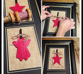 diy christmas art, crafts, decoupage, seasonal holiday decor, Clip Art and add pretty ribbon