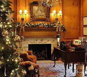 our christmas study, seasonal holiday d cor