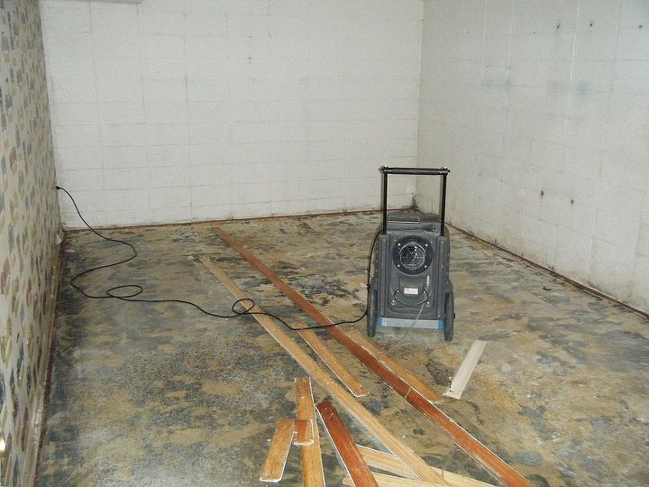 water damage repair, flooring, home maintenance repairs, A photo showing the labor that went into fixing the water damage in this home home