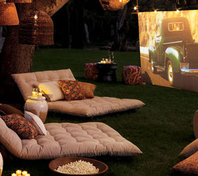 backyard retreats, Movie nights with family and friends FREE in your own open theater outdoors