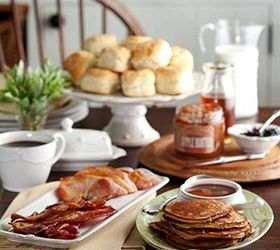 farmhouse tables farmhouse friday, home decor, painted furniture, What is better served on a Farmhouse Table than a huge home cooked farm style breakfast