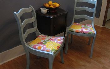 Painted Drop Cloth Upholstery