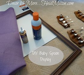 diy baby spoon display, crafts, wall decor, Materials for baby spoon display