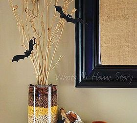 simple fall mantle, home decor, seasonal holiday decor, Whats Ur Home Story Fall Arrangement