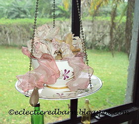 tea cups for the birds, crafts, pets animals, repurposing upcycling