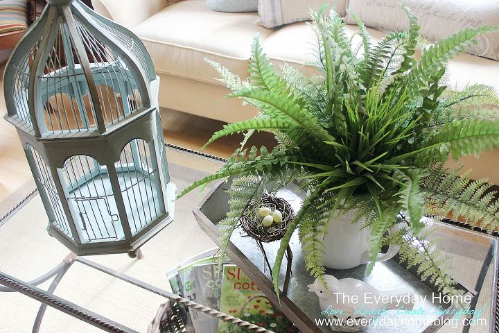 how a birdcage can change your whole room, flowers, home decor, repurposing upcycling