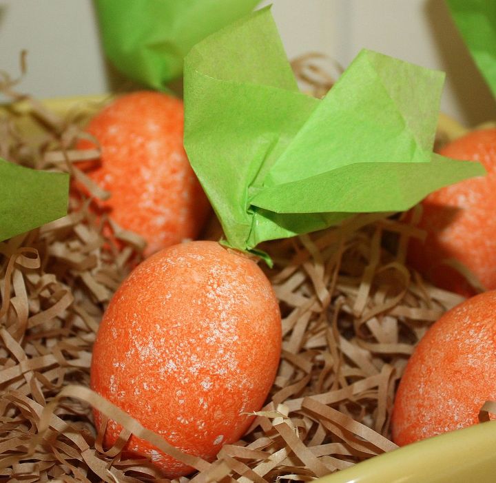 5 easter crafts to inspire, easter decorations, seasonal holiday d cor, Eggs that look like a carrot