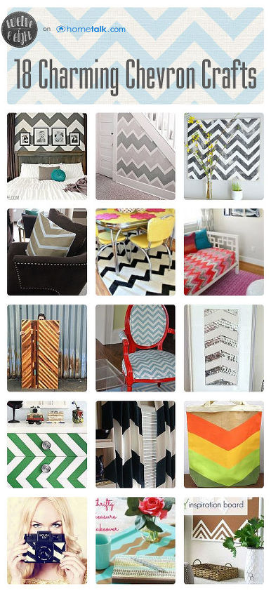 18 charming chevron crafts, crafts, Get inspired with 18 fun ideas to bring a little chevron into your life