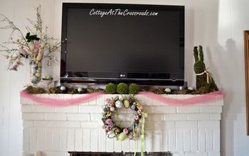 Our Spring Mantel