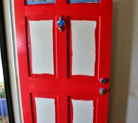 how to paint a front door, doors, painting, Then paint the vertical areas