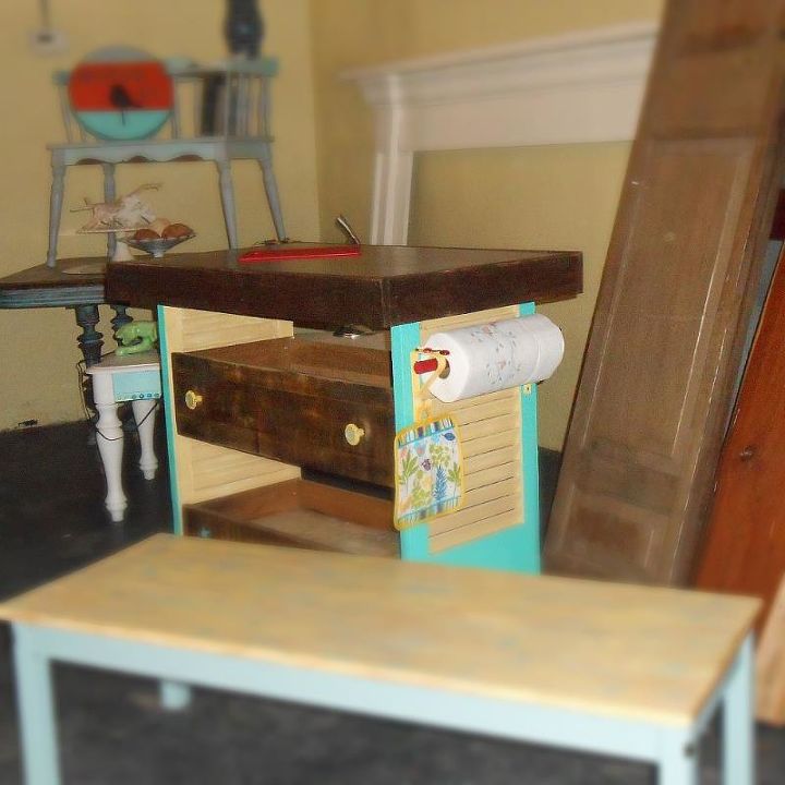 shutter islands all done, diy, how to, painted furniture, repurposing upcycling, woodworking projects