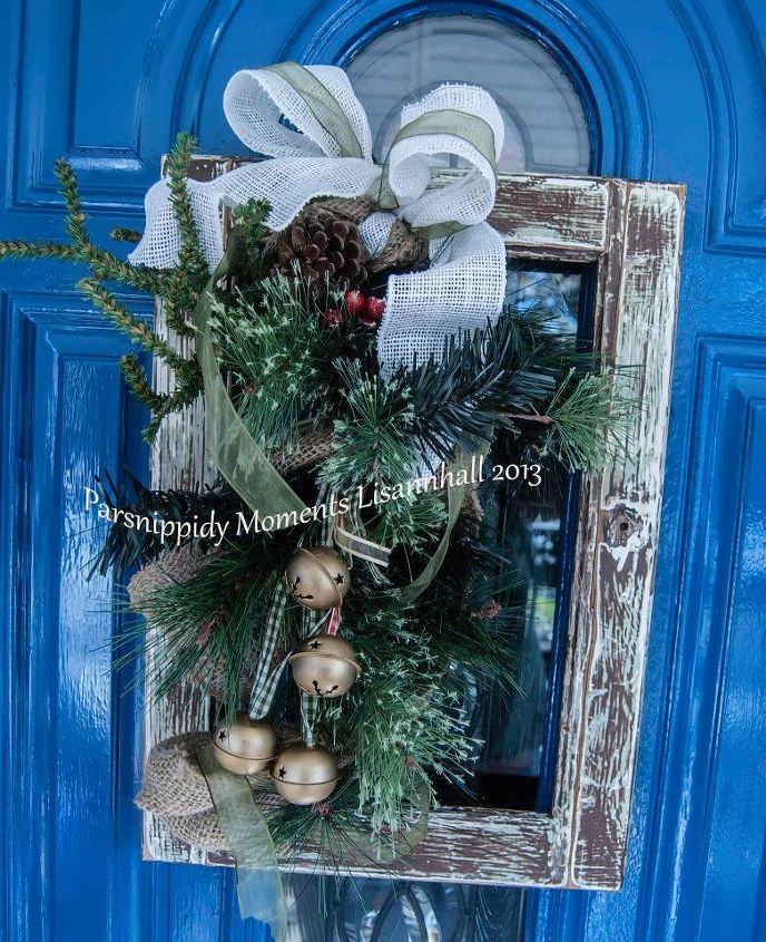 rustic christmas wreath, christmas decorations, seasonal holiday decor, wreaths, One rustic wreath