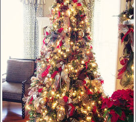 my home decorated for christmas, christmas decorations, seasonal holiday decor, My living room Christmas tree