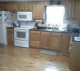 q kitchen cabinets white, diy, kitchen cabinets, kitchen design, painting, dark little kitchen