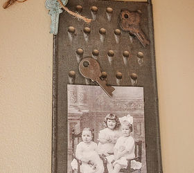 need some unique ideas for photo displays, crafts, home decor, repurposing upcycling, A rusty cheese grater with magnetic keys