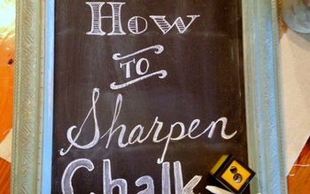 How to Sharpen Chalk...