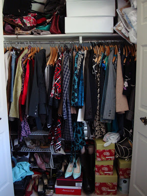 closet makeover for 6, cleaning tips, closet, The Before Shot
