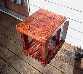 end table a little different, diy, painted furniture, woodworking projects