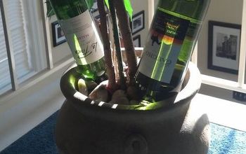Upcycling Wine Bottles to a Plant Nanny