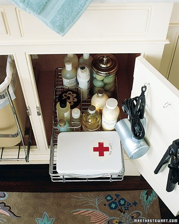 13 ways to organized your bathroom, bathroom ideas, organizing, storage ideas, how to organized under your cabinets