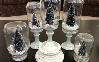 DIY Mason Jar Snow Globes