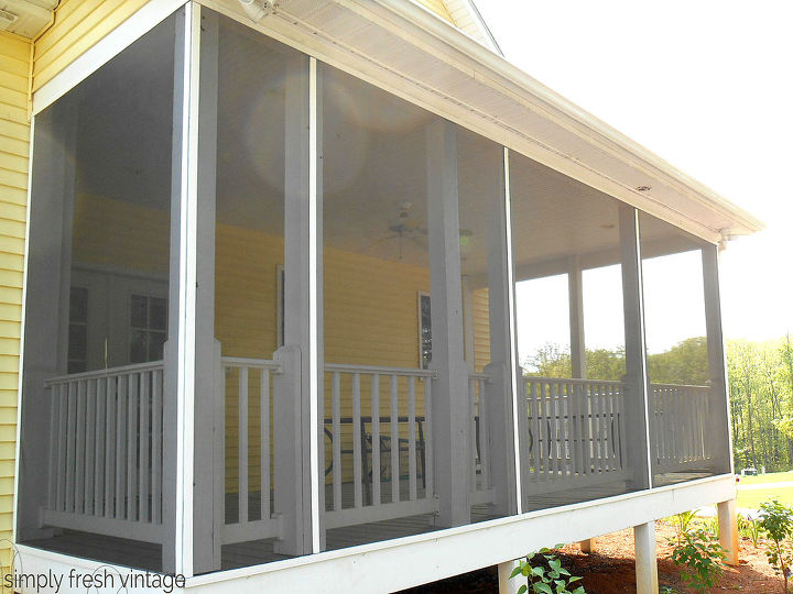 screen your porch in 3 easy steps, curb appeal, diy, how to, porches