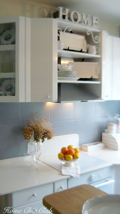open shelves a new addition to the kitchen, home decor, kitchen design, shelving ideas
