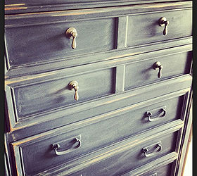 anything blue features, home decor, painted furniture, Navy Wash Dresser from