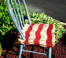 patriotic chair decor, chalk paint, painted furniture, I wanted it appear aged like a battle weary flag