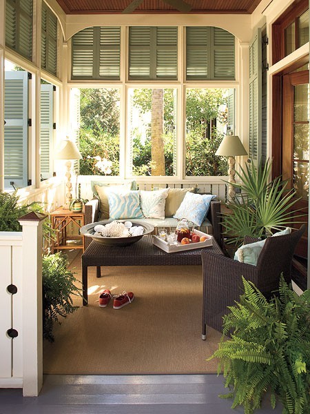 porch or patio decorating to add another room instantly, home decor, outdoor furniture, outdoor living, patio