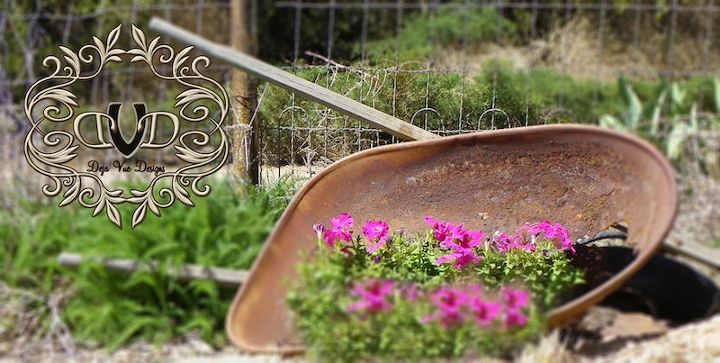 flower pots from junk, container gardening, flowers, gardening, repurposing upcycling, An old rusted out wheelbarrow makes for a whimsical ornament in the flower bed planted up with flowing blooms it becomes a show stopper by mid summer